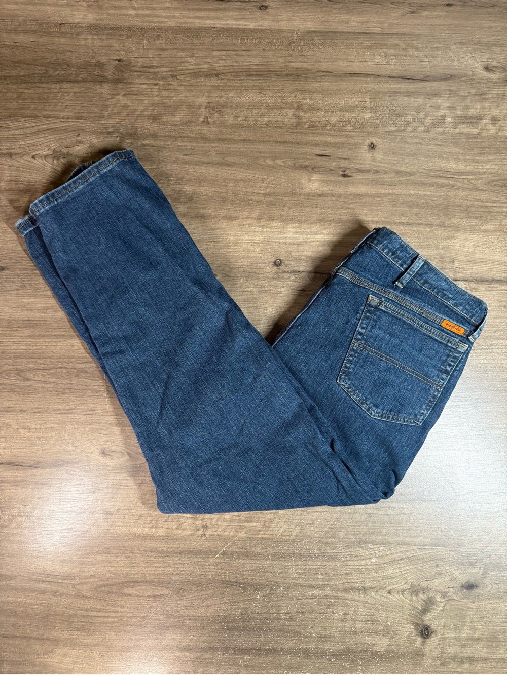 Wrangler FR Flame Resistant Mens HRC2112 Denim Blue Jeans 38x32